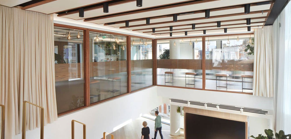 Commercial Area Acoustic Ceiling Installation, London