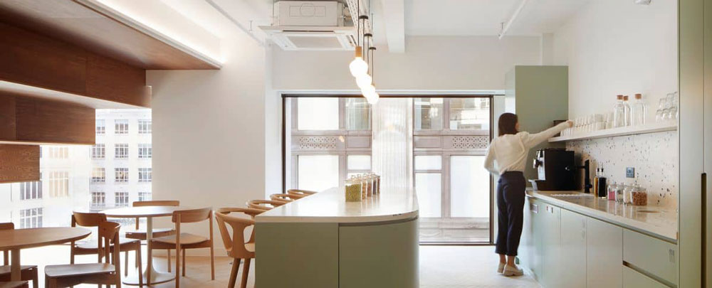 Kitchen Area Acoustic Ceiling Installation, London